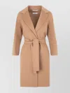 S Max Mara Arona Belted Virgin Wool Coat