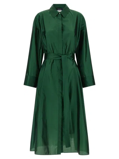 's Max Mara Bicolor Polyester Midi Women's Dress