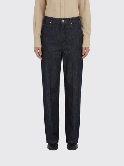 's Max Mara Logo-patch Five-pocket Jeans In Blue