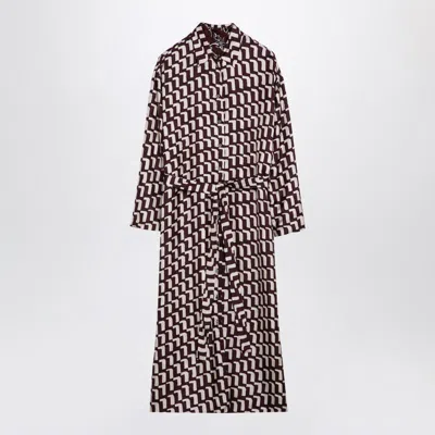 's Max Mara Bordeaux Reversible Chemise Dress