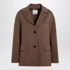 's Max Mara Max Mara S Brown Doublewool Singlebreasted Jacket In Brown