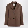 S Max Mara Max Mara S Brown Doublewool Singlebreasted Jacket In Brown