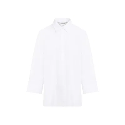 's Max Mara Delfina Popeline Shirt Max Mara In White