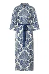 S Max Mara Women's Camelia Printed Silk Shirtdress In Blue