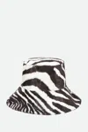 S Max Mara ' Cappello Zebrato In Multicolore