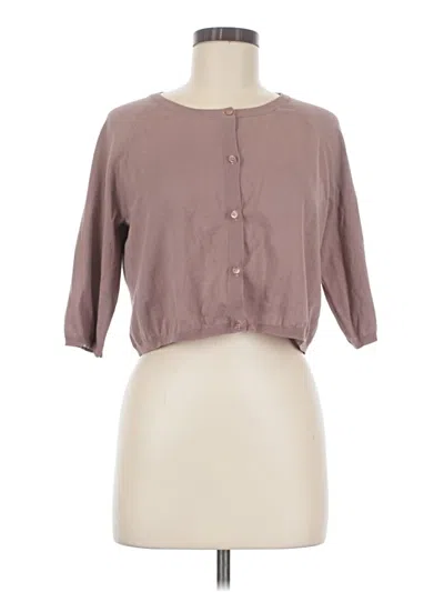 Pre-owned S Max Mara ' Cardigan Sweater In Brown
