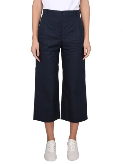 S Max Mara Cat Pants In Blue