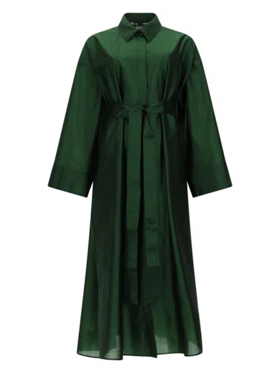 S Max Mara Abito Chemisier Anna In Green