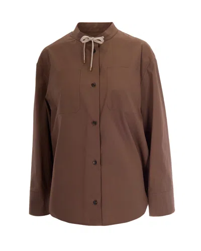 's Max Mara Classic Women's Shirt In Nocciola