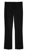 S Max Mara Tailored Trousers With Front Crease And Dart In Black