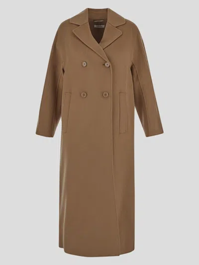 's Max Mara Woman Coat Camel Size 6 Virgin Wool In Beige