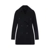 's Max Mara Caban Double-breasted Wool Pea Coat In Blue