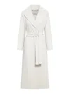 's Max Mara Poldo Belted Wool Coat In Grey