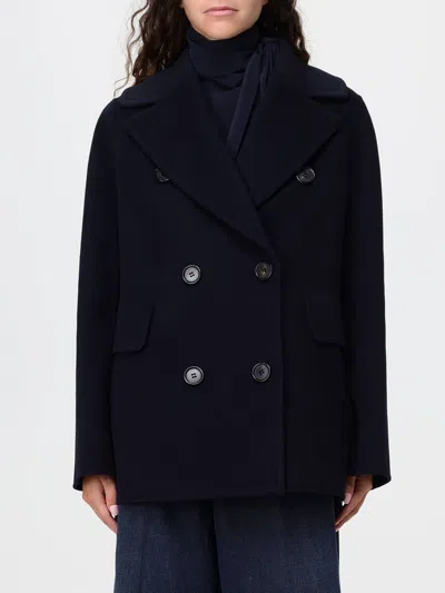 S Max Mara ' Coat Woman Color Blue In Black
