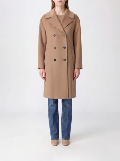 S Max Mara ' Coat Woman Color Camel In Brown