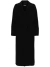 's Max Mara Long Wool Coat With Belted Waist