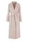 S Max Mara White Elisa Wool Coat