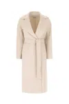 S Max Mara Poldo Wool Coat Lapel Collar