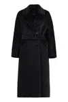 's Max Mara Eugenio Double-breasted Coat In Black