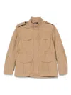 S Max Mara Leila Twill Belted Jacket In Brown