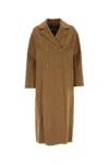 S Max Mara Camel Wool Capi Coat In Brown