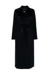 's Max Mara Picasso Coat In Dark Blue