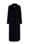 's Max Mara Picasso Coat In Dark Blue
