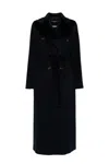 's Max Mara Picasso Coat In Dark Blue
