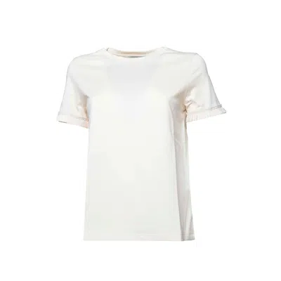 S Max Mara Fianco Jersey Scuba T-shirt In White