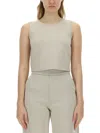 S Max Mara Dazzy Timeless Top In Powder