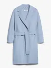 S Max Mara Coats Blue In Gnawed Blue