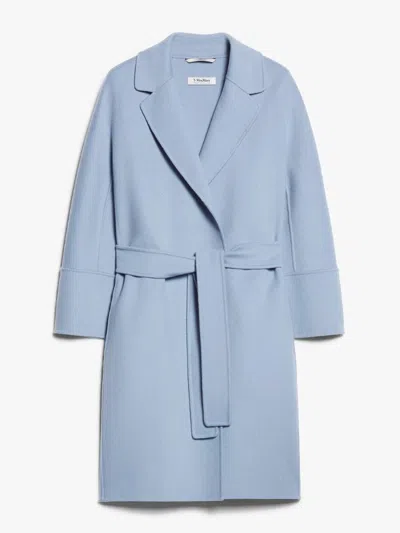 S Max Mara Coats Blue In Gnawed Blue