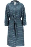 's Max Mara 'timetwill' Midi Kaftan Dress In Printed Silk In 002