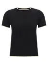 's Max Mara 'egidio' Crew Neck Knitwear T-shirt In Black