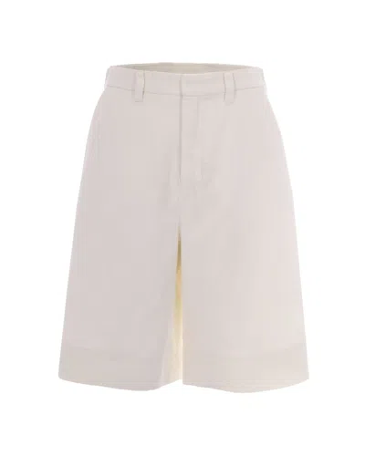 's Max Mara Elegant Mini Shorts For Women In Bianco
