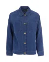 S Max Mara Giacca Denim Blu Notte In Blu Notte