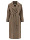 S Max Mara ' Elisa Coat In Brown