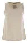 'S MAX MARA 'S MAX MARA ERBERT - REGULAR FIT STRETCH COTTON TOP