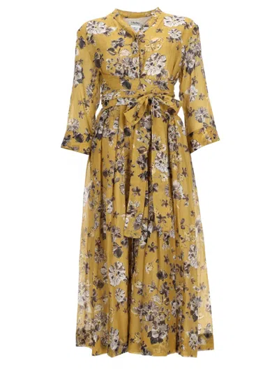 S Max Mara ' Estremo Maxi Dress In Yellow