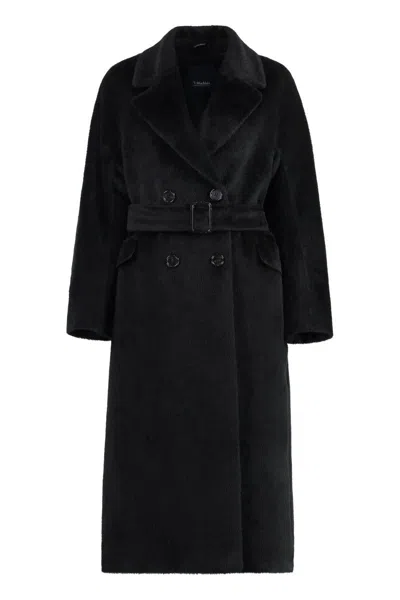 's Max Mara Eugenio Double-breasted Coat In Black