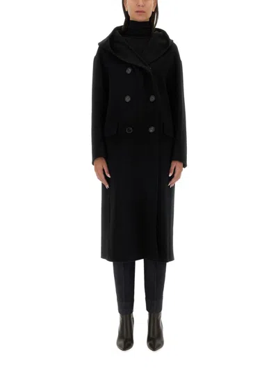 's Max Mara Fabulous Coat In Black