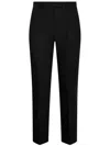 S Max Mara Conico High Waist Straight Leg Trousers In Black