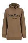 S Max Mara Felpa - Jersey Sweatshirt With Logo In Brown