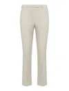 S Max Mara Cotton And Viscose Trousers Fatina In Beige