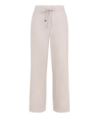 's Max Mara Drawstring Cropped Trousers In Beige