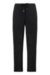 's Max Mara Floria Wool Blend Flannel Straight Pants In Black