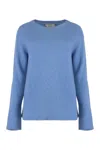 S Max Mara Georg Wool And Cashmere Sweater In Blue