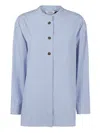 S Max Mara Striped Shirt In Blue