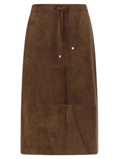 S Max Mara Max Mara 's 'smmgazza' Skirt In Brown