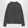 's Max Mara Grey Wool Cardigan